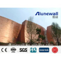 2 meter width A2/B1 fireproof Copper Composite Panel CCP exterior wall cladding panel